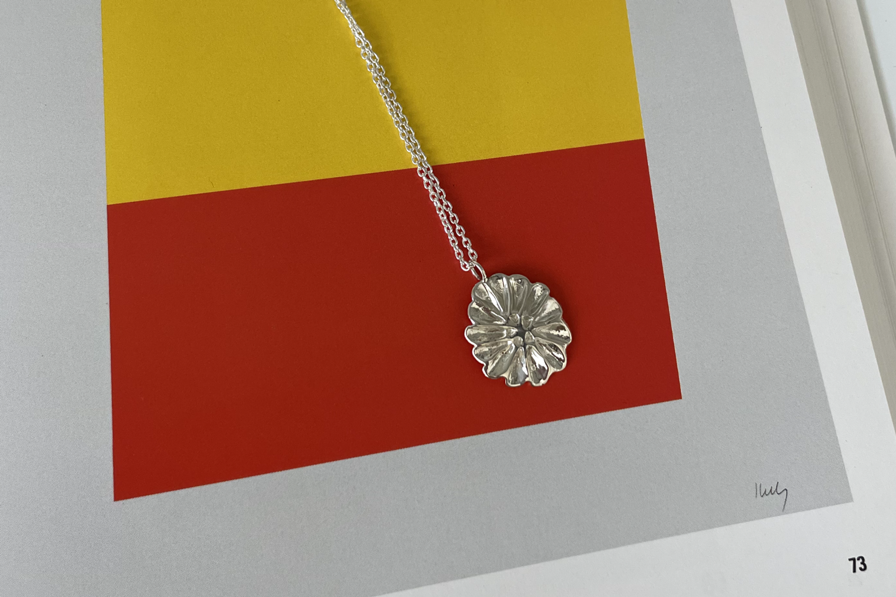 Main image for Flower Necklace Silver